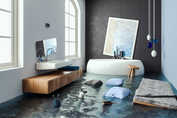 Water damage restoration process in Ross, OH